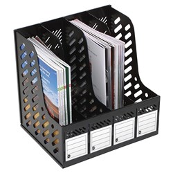 MARBIG MAGAZINE RACKS 4 SECTION