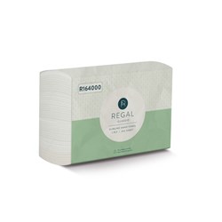 REGAL SLIMLINE TOWELS 250SHT CTN16 230mm x 240mm (SUITS H2 DISPENSER)