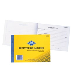 ZIONS REGISTER OF INJURIES VICTORIA