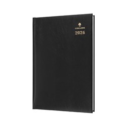 Collins Sterling Diary Week To View A4 Black