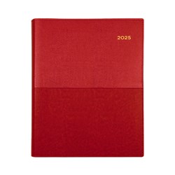 Collins Vanessa Diary Quarto Short Week to View Red