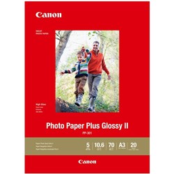 CANON GLOSSY PHOTO PAPER PP301A3 - 15 Sheet 245gsm Pack of 15