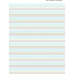 WRITER PREMIUM RULED PAD A4 64 page Ground/Grass/Sky 24MM dotted thirds