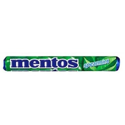 MENTOS LOLLIES SPEARMINT 14 Pieces Per Roll 37g