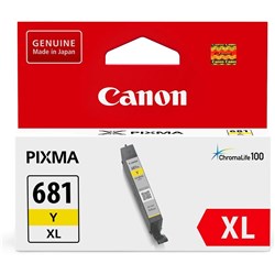 CANON INK CARTRIDGE CLI-681XLY Yellow
