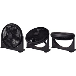 NERO 50CM FLOOR FAN BLACK