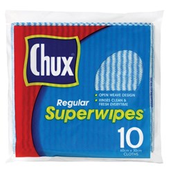 CHUX SUPER WIPES REGULAR 60X30 PK10