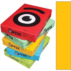 OPTIX A4 COLOURED COPY PAPER PATI OCHRE REAM 80GSM
