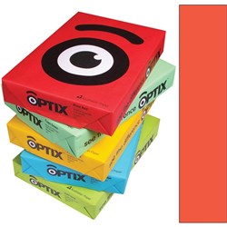 OPTIX COPY PAPER A4 80GSM REAM RAZA RED
