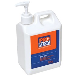 SUNSCREEN 1 LITRE BOTTLE SPF 30+ with Vitamin E