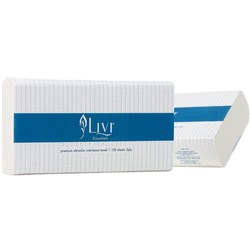 LIVI ESSENTIALS ULTRASLIM HAND TOWEL (CTN 16) 240x230MM SUITS H4 DISPENSER 1415