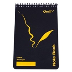NOTEBK SPIRAL QUILL #541 T/O 147x87 96PG