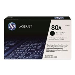 HP #80a BLACK TONER 2700PGS