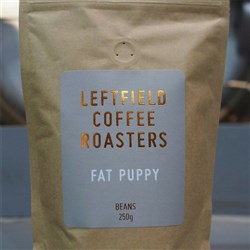 LEFTFIELD COFFEE BEANS FAT PUPPY FRESH ROASTED 1KG