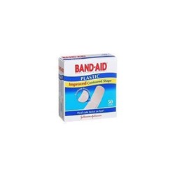 BAND AID PLASTIC STRIPS BX50