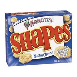 ARNOTTS SHAPES NACHO 160GM